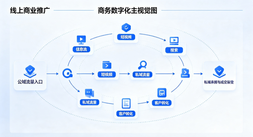 安达市线上商业推广怎么做？全域流量闭环搭建与低成本转化实战指南
